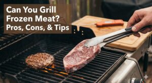 can you grill frozen meat
