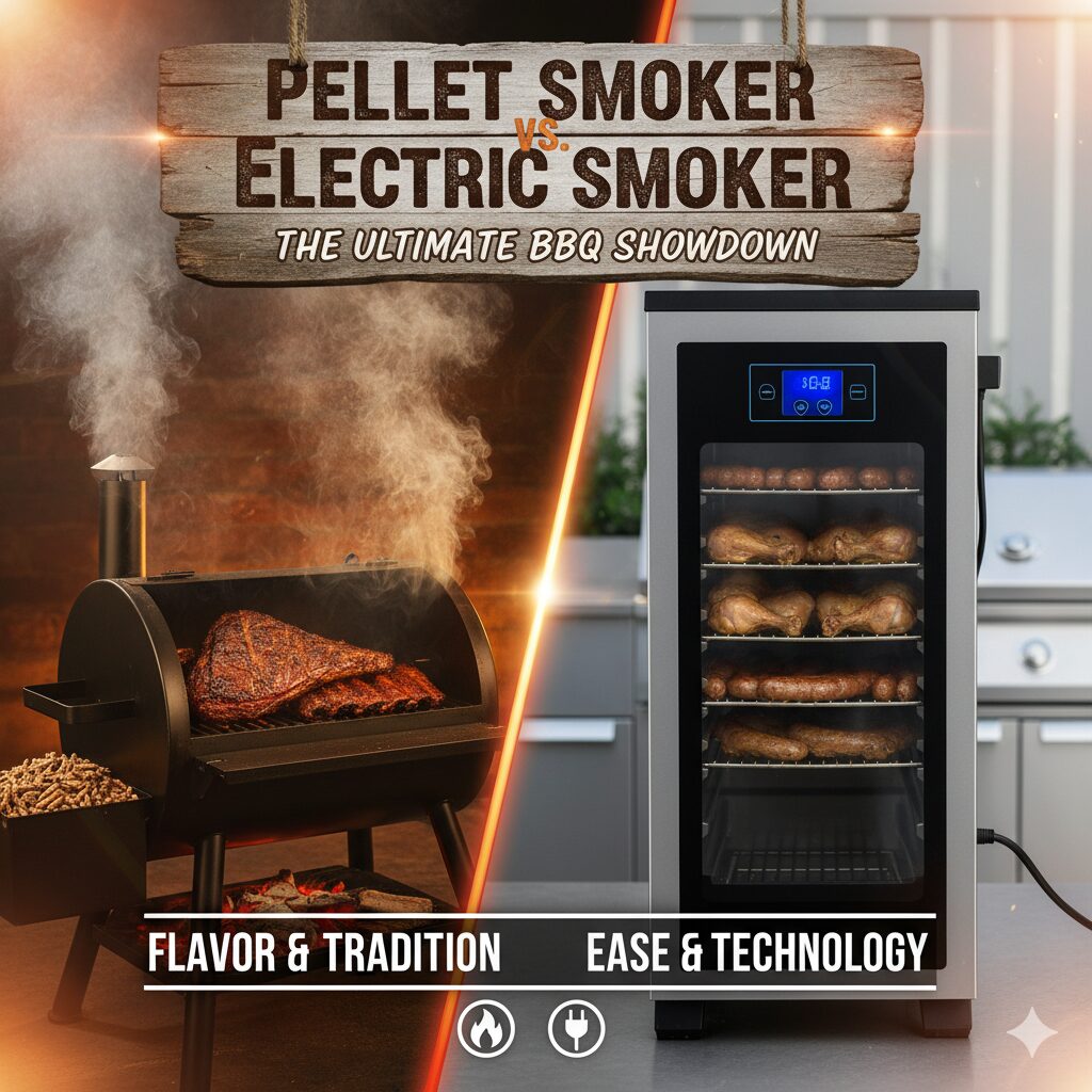 pellet smoker vs electric smoker
