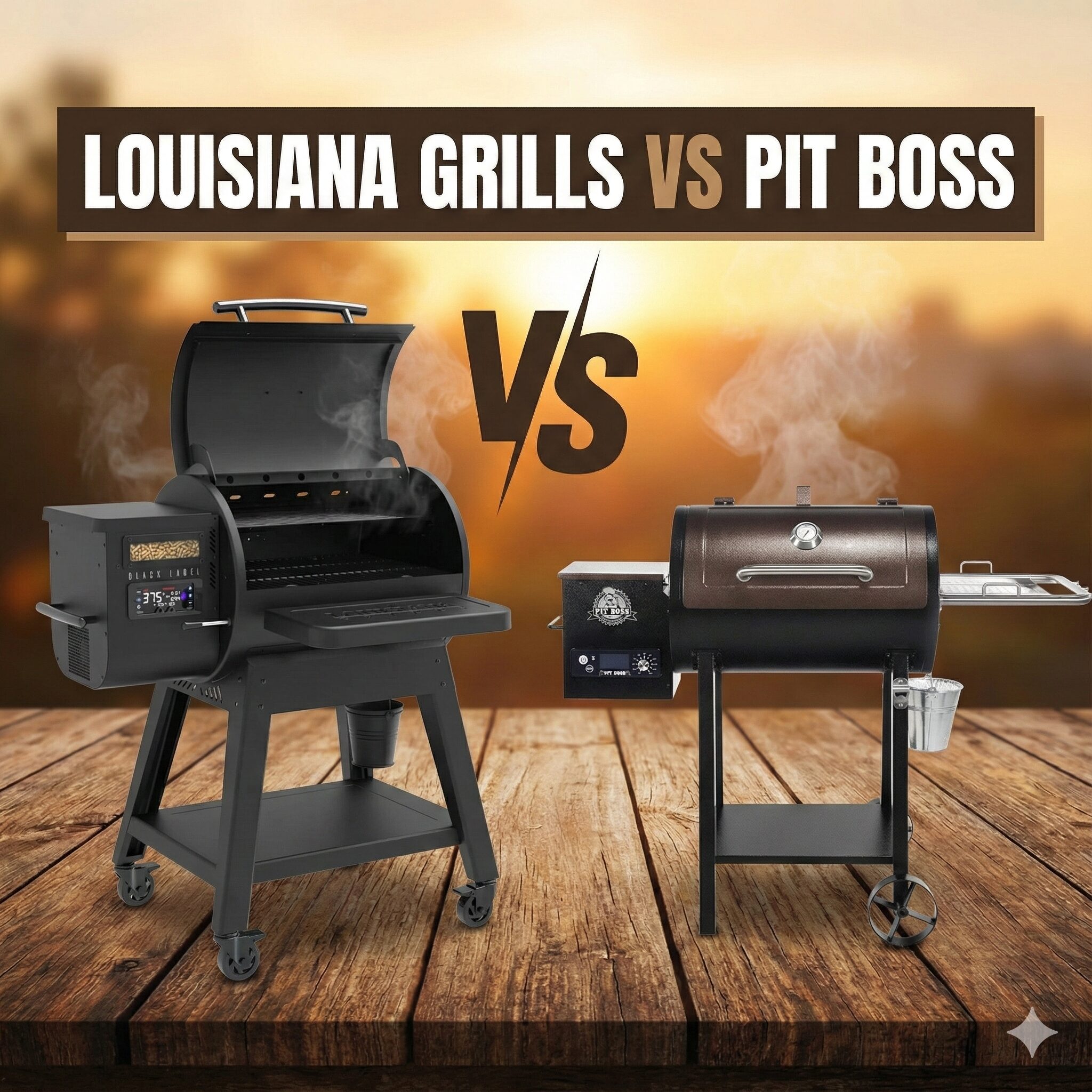 Louisiana Grills Founders Series vs Pit Boss Pro Series comparison