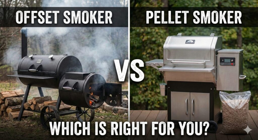 offset smoker vs pellet smoker