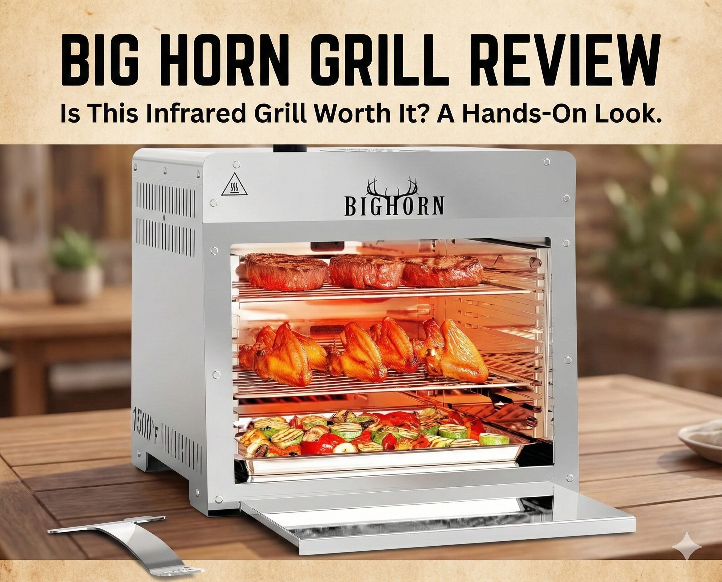 Big Horn Outdoors Pellet Grill and Smoker