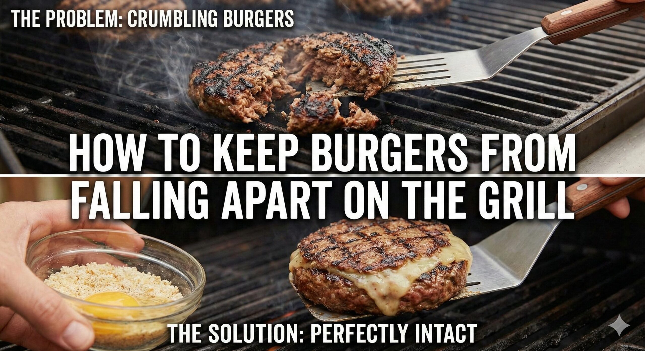 How to Keep Burgers From Falling Apart on the Grill
