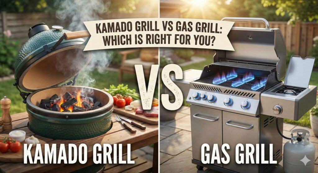 kamado grill vs gas grill