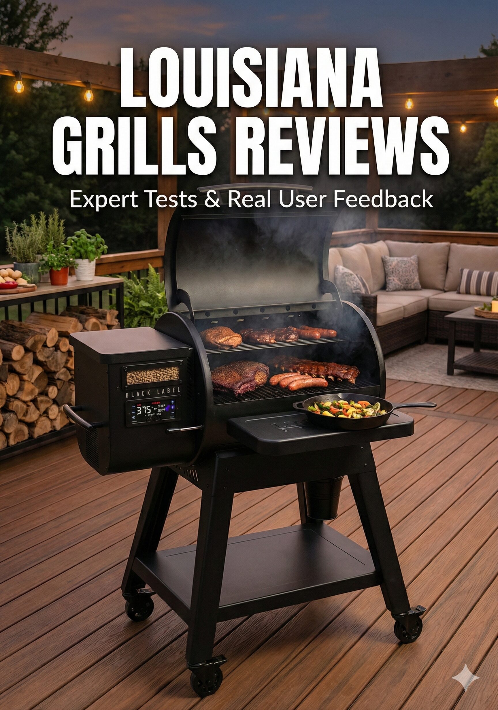 Louisiana Grills 10638 LG800BL Black Label Series Wood Pellet Grill