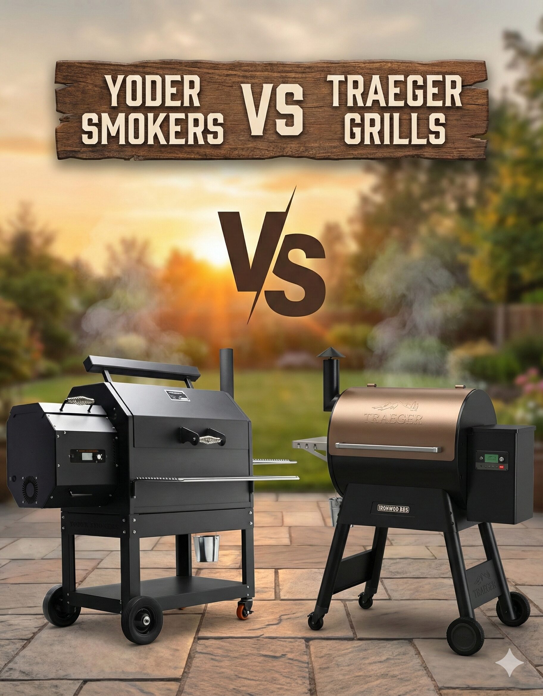Yoder YS640s vs Traeger Ironwood pellet grill comparison