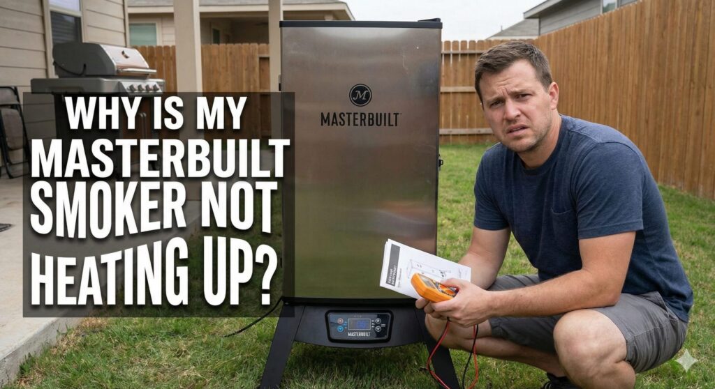 why is my masterbuilt smoker not heating up