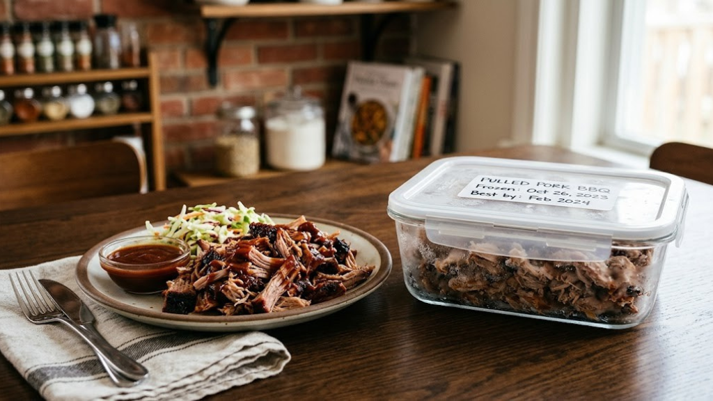 can you freeze pulled pork barbecue